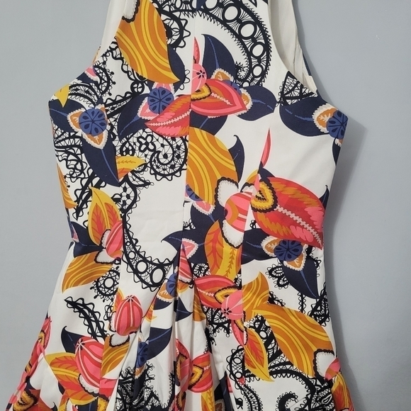 Thakoon Floral Print Fit and Flare Button Down Dress - Picture 11 of 13